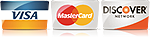 Visa, MasterCard & Discover Logos